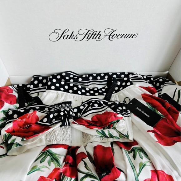 Dolce & Gabbana Poppy Print Bralette and Skirt Set - Picture 10 of 10